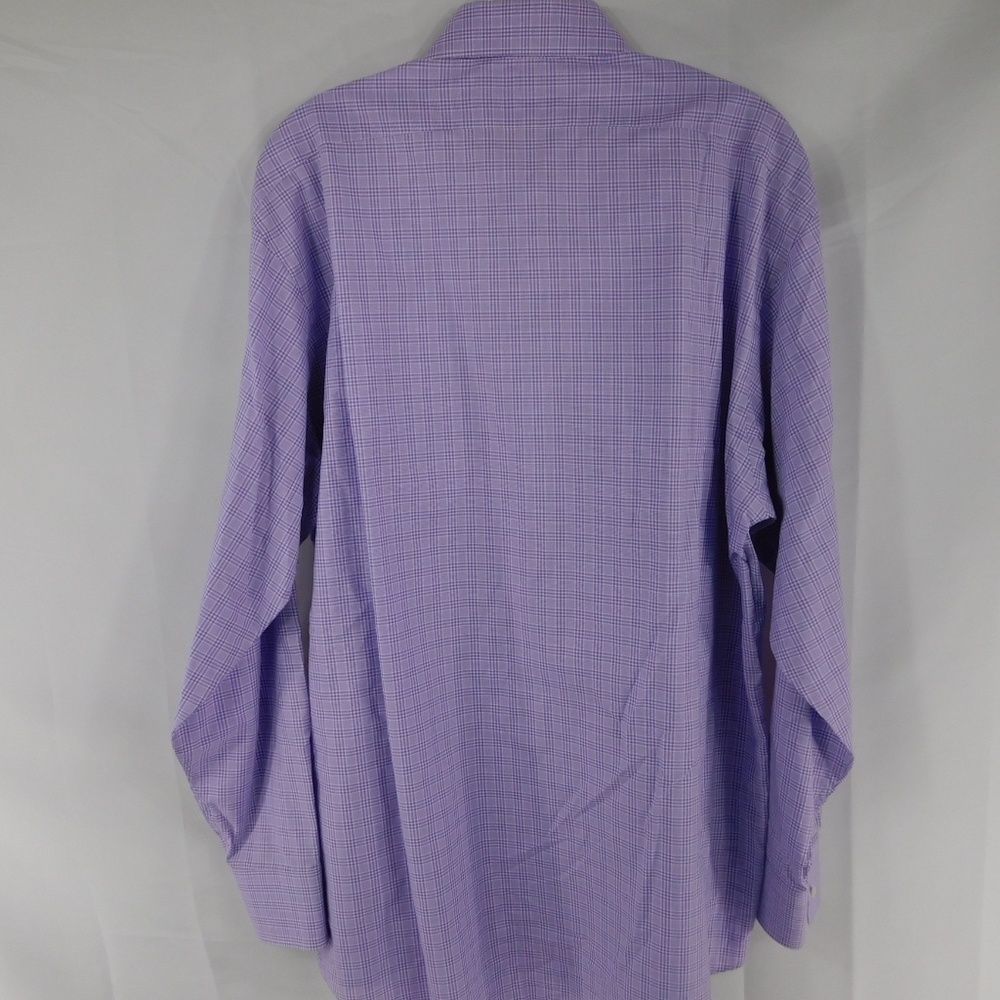 Saks Fifth Avenue Black Label Gingham Long Sleeve - Picture 3 of 4